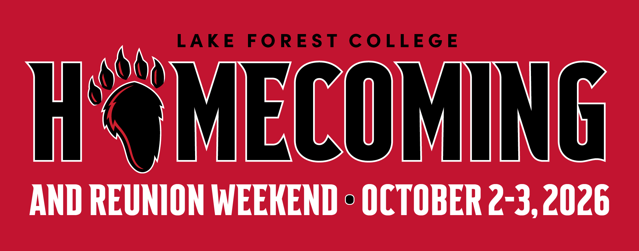 2026 Homecoming and Reunion Weekend